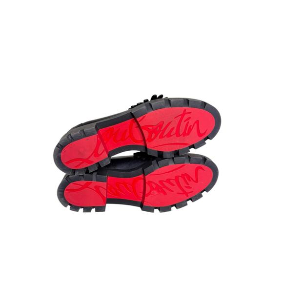 Christian Louboutin Flora Lug Sole Loafer in Black Size 40 - Picture 10 of 13